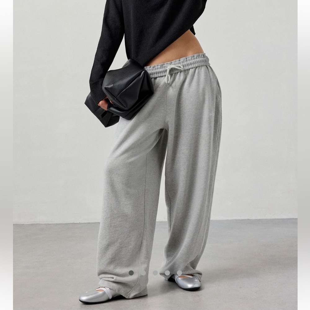 Set of 2 iets frans - Harri Wide Leg Pants - Navy + Gray